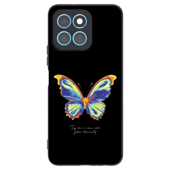 Picasee Μαύρη θήκη σιλικόνης για Honor X6 - Diamanty Black