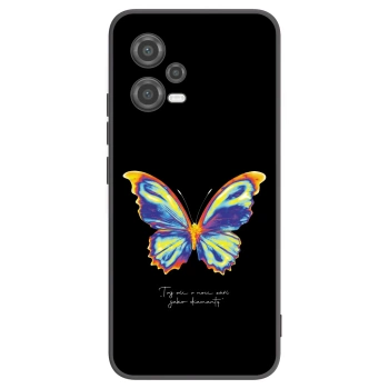 Picasee Μαύρη θήκη σιλικόνης για Xiaomi Poco X5 - Diamanty Black