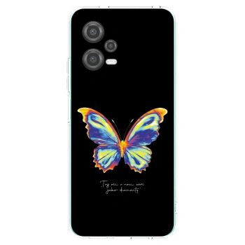 Picasee διαφανής θήκη σιλικόνης Xiaomi Poco X5 - Diamanty Black