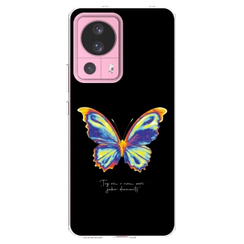 Picasee διαφανής θήκη σιλικόνης Xiaomi 13 Lite - Diamanty Black