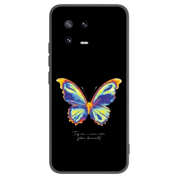 Picasee Μαύρη θήκη σιλικόνης για Xiaomi 13 Pro - Diamanty Black