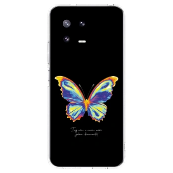Picasee διαφανής θήκη σιλικόνης Xiaomi 13 Pro - Diamanty Black