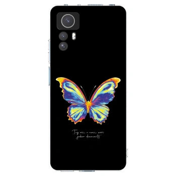 Picasee διαφανής θήκη σιλικόνης Xiaomi Redmi Note 12S - Diamanty Black