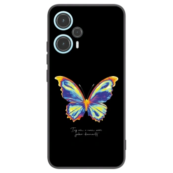 Picasee Μαύρη θήκη σιλικόνης για Xiaomi Poco F5 - Diamanty Black