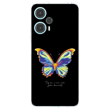 Picasee διαφανής θήκη σιλικόνης Xiaomi Poco F5 - Diamanty Black