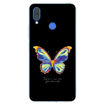 Picasee διαφανής θήκη σιλικόνης Huawei Nova 3i - Diamanty Black