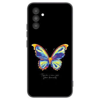 Picasee Μαύρη θήκη σιλικόνης για Samsung Galaxy A04s A047F - Diamanty Black
