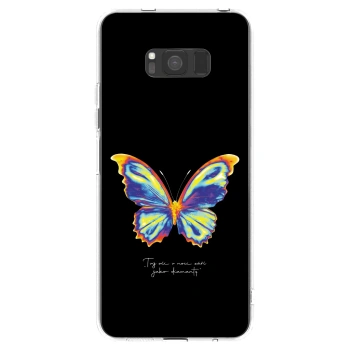 Picasee διαφανής θήκη σιλικόνης Samsung Galaxy S8 G950F - Diamanty Black