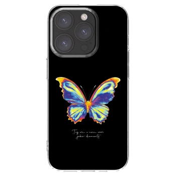 Picasee διαφανής θήκη σιλικόνης Apple iPhone 15 Pro - Diamanty Black