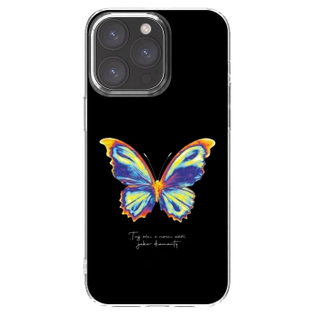 Picasee διαφανής θήκη σιλικόνης Apple iPhone 15 Pro Max - Diamanty Black