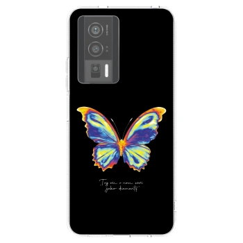 Picasee διαφανής θήκη σιλικόνης Xiaomi Poco F5 Pro 5G - Diamanty Black