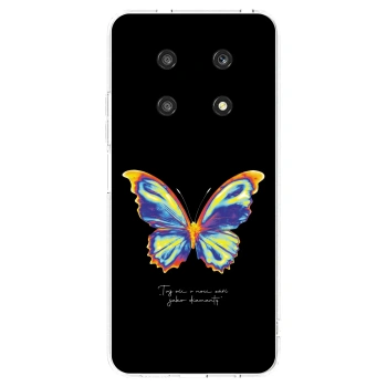 Picasee διαφανής θήκη σιλικόνης Honor Magic4 Lite 5G - Diamanty Black