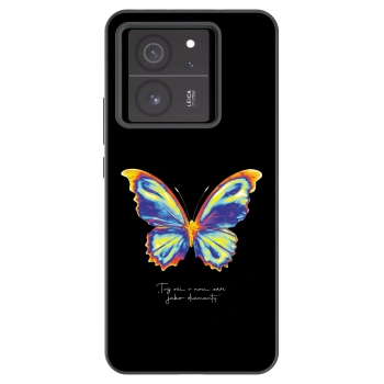 Picasee Μαύρη θήκη σιλικόνης για Xiaomi 13T - Diamanty Black