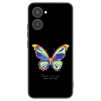 Picasee Μαύρη θήκη σιλικόνης για Realme 10 4G - Diamanty Black