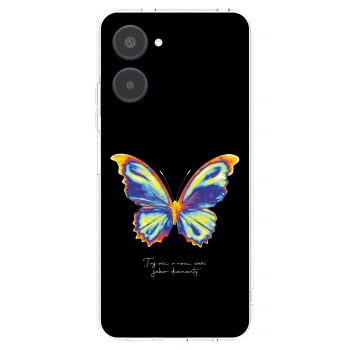 Picasee διαφανής θήκη σιλικόνης Realme 10 4G - Diamanty Black