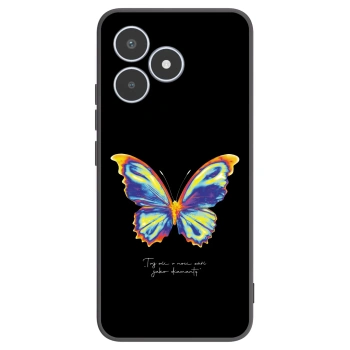 Picasee Μαύρη θήκη σιλικόνης για Realme C53 - Diamanty Black