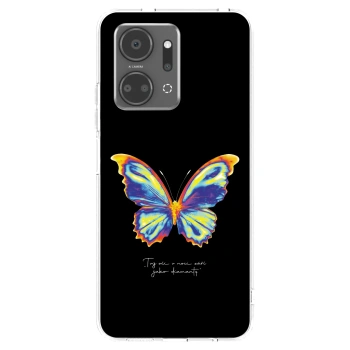 Picasee διαφανής θήκη σιλικόνης Honor X7a - Diamanty Black