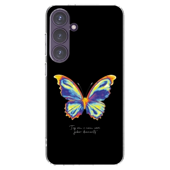 Picasee διαφανής θήκη σιλικόνης Samsung Galaxy S24+ S926B 5G - Diamanty Black