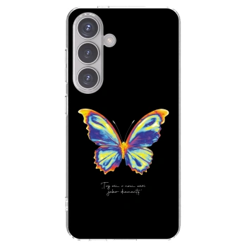 Picasee διαφανής θήκη σιλικόνης Samsung Galaxy S24 S921B 5G - Diamanty Black