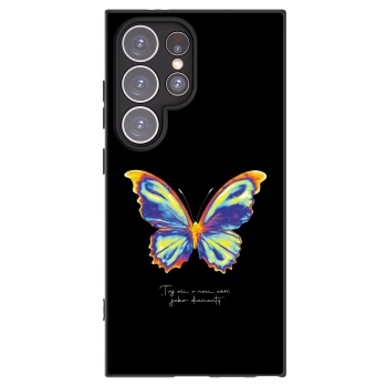 Picasee Μαύρη θήκη σιλικόνης για Samsung Galaxy S24 Ultra S928B 5G - Diamanty Black