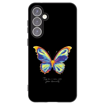 Picasee Μαύρη θήκη σιλικόνης για Samsung Galaxy S23 FE S711B - Diamanty Black