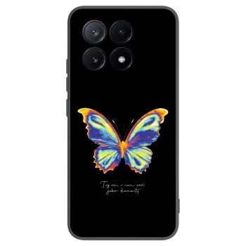 Picasee Μαύρη θήκη σιλικόνης για Xiaomi Poco X6 Pro - Diamanty Black