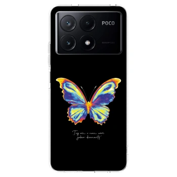 Picasee διαφανής θήκη σιλικόνης Xiaomi Poco X6 Pro - Diamanty Black