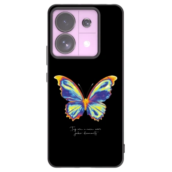 Picasee Μαύρη θήκη σιλικόνης για Xiaomi Redmi Note 13 Pro 5G - Diamanty Black