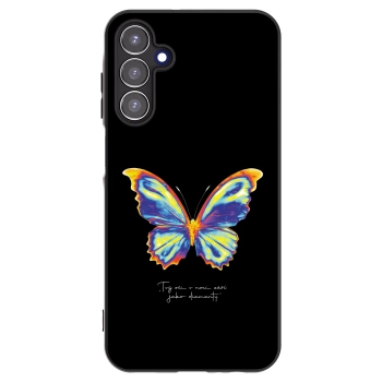 Picasee Μαύρη θήκη σιλικόνης για Samsung Galaxy A15 A156B 5G - Diamanty Black