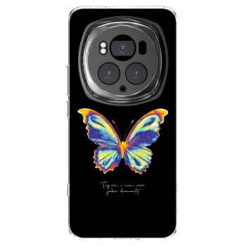 Picasee διαφανής θήκη σιλικόνης Honor Magic6 Pro - Diamanty Black
