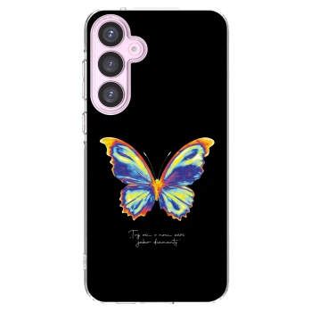 Picasee διαφανής θήκη σιλικόνης Samsung Galaxy A55 5G A556B - Diamanty Black