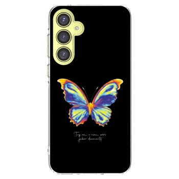 Picasee διαφανής θήκη σιλικόνης Samsung Galaxy A35 5G A356B - Diamanty Black