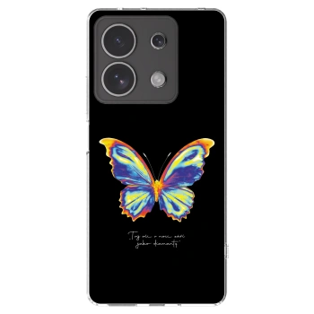 Picasee διαφανής θήκη σιλικόνης Xiaomi Redmi Note 13 4G - Diamanty Black
