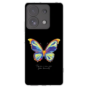 Picasee διαφανής θήκη σιλικόνης Xiaomi Redmi Note 13 Pro 4G - Diamanty Black