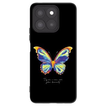 Picasee Μαύρη θήκη σιλικόνης για Honor X8b - Diamanty Black