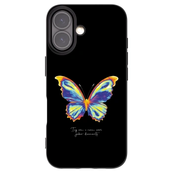 Picasee Μαύρη θήκη σιλικόνης για Apple iPhone 16 - Diamanty Black