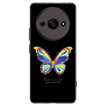 Picasee Μαύρη θήκη σιλικόνης για Xiaomi Redmi A3 - Diamanty Black