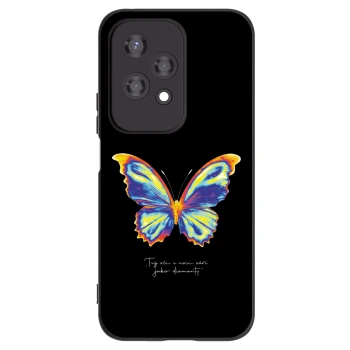 Picasee Μαύρη θήκη σιλικόνης για Honor 200 Lite - Diamanty Black