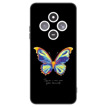 Picasee Μαύρη θήκη σιλικόνης για Xiaomi Redmi 14C - Diamanty Black