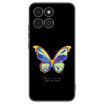 Picasee Μαύρη θήκη σιλικόνης για Honor 200 Smart 5G - Diamanty Black