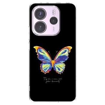 Picasee διαφανής θήκη σιλικόνης Xiaomi Redmi Note 14 4G - Diamanty Black