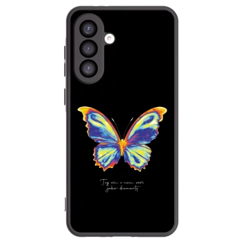 Picasee Μαύρη θήκη σιλικόνης για Samsung Galaxy A26 5G A266B - Diamanty Black