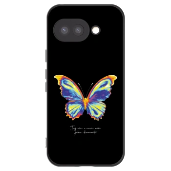 Picasee Μαύρη θήκη σιλικόνης για Google Pixel 9a - Diamanty Black