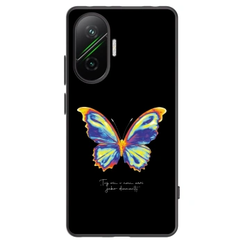 Picasee Μαύρη θήκη σιλικόνης για Xiaomi Poco F7 5G - Diamanty Black