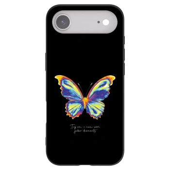 Picasee Μαύρη θήκη σιλικόνης για Apple iPhone Air - Diamanty Black