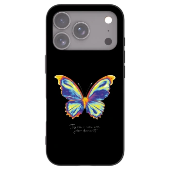 Picasee Μαύρη θήκη σιλικόνης για Apple iPhone 17 Pro - Diamanty Black