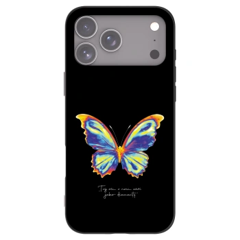 Picasee Μαύρη θήκη σιλικόνης για Apple iPhone 17 Pro Max - Diamanty Black