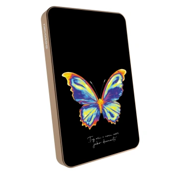 Powerbank με MagSafe 5 000 mAh Χρυσαφένιος - Diamanty Black