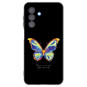 Picasee Μαύρη θήκη σιλικόνης για Samsung Galaxy A17 5G - Diamanty Black