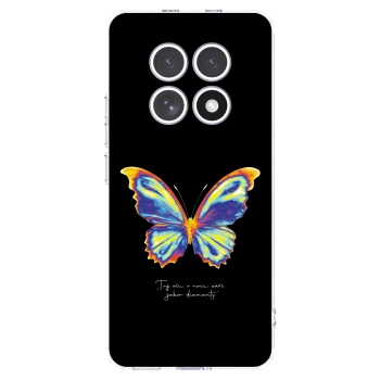 Picasee διαφανής θήκη σιλικόνης Xiaomi Redmi Note 15 - Diamanty Black